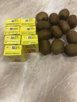 3 день 
добавлены сок и киви